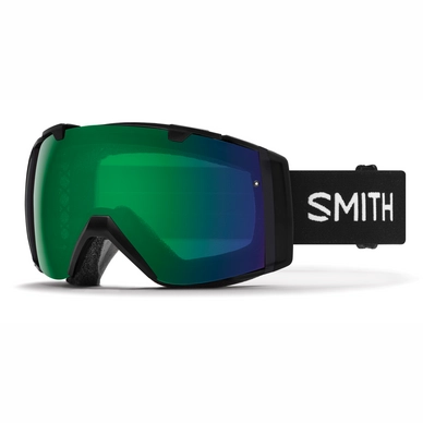 Masque de Ski Smith I/O Black / ChromaPop Everyday Green Mirror 2018