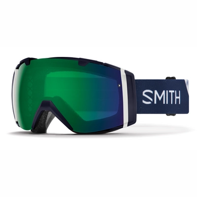 Masque de Ski Smith I/O Ink Stratus / ChromaPop Everyday Green Mirror
