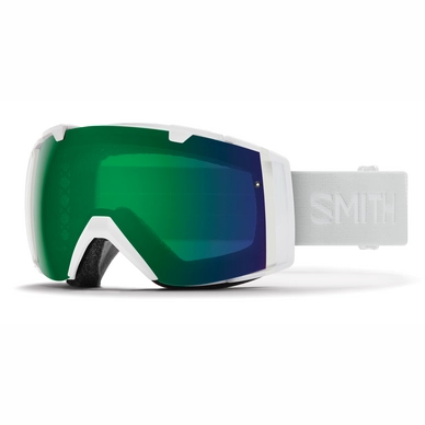 Masque de Ski Smith I/O White Vapor / ChromaPop Everyday Green Mirror