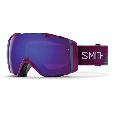 Masque de Ski Smith I/O Grape Split / ChromaPop Everyday Violet Mirror