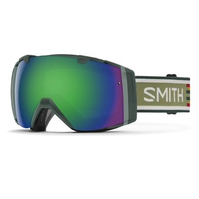 Masque de Ski Smith I/O Forest Woolrich Frame/Green Sol-X