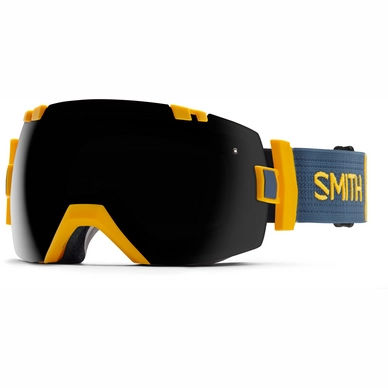 Skibril Smith I/O X Mustard Conditions Frame/Blackout/Red Sensor Mirror Lens