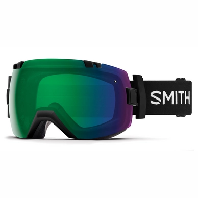 MLasque de ski Smith I/OX Black / ChromaPop Everyday Green Mirror 2018 Noir