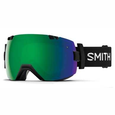 Masque de ski Smith I/OX Black / ChromaPop Sun Green Mirror Noir