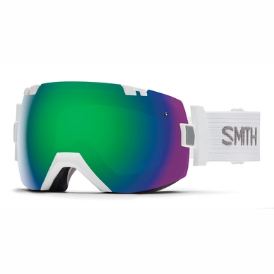 Skibril Smith I/OX White Frame Green Sol-X Mirror