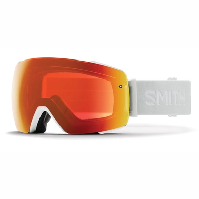 Masque de ski Smith I/O MAG White Vapor / ChromaPop Everyday Red Mirror Blanc