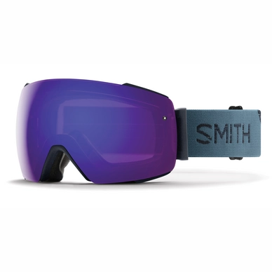 Masque de ski Smith I/O MAG Petrol / ChromaPop Everyday Violet Mirror Gris