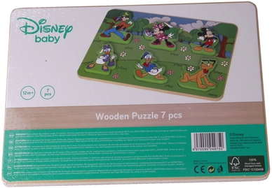 Puzzel Hout Disney Mickey Mouse (7-delig)
