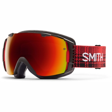 Skibril Smith I/O Woolrich Hunter Frame/Red Sol X Mirror/Blue Sensor Mirror Lens