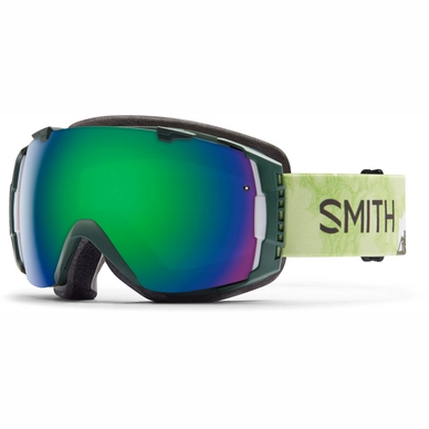 Skibril Smith I/O Vagabond Frame/Green Sol X Mirror/Blue Sensor Mirror Lens