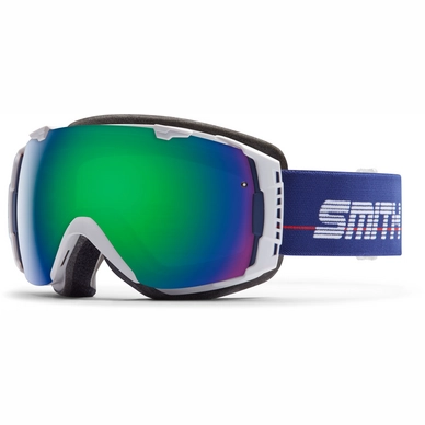 Skibril Smith I/O White Archive 1989 Frame/Green Sol X Mirror/Red Sensor Mirror Lens