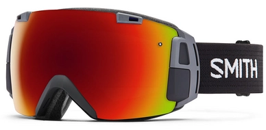 Skibril Smith I/O Recon Black Frame/Red Sol X Mirror/Blue Sensor Mirror Lens