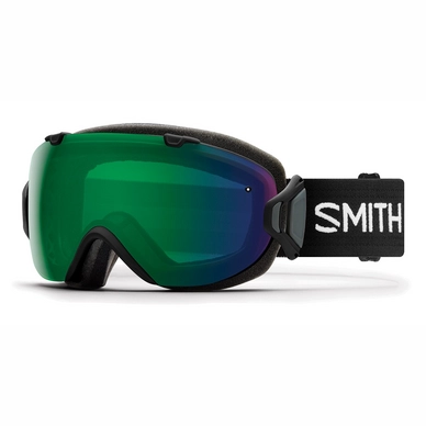 Masque de Ski Smith I/OS Black / ChromaPop Everyday Green Mirror