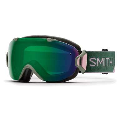 Masque de Ski Smith I/OS Patina Split / ChromaPop Everyday Green Mirror