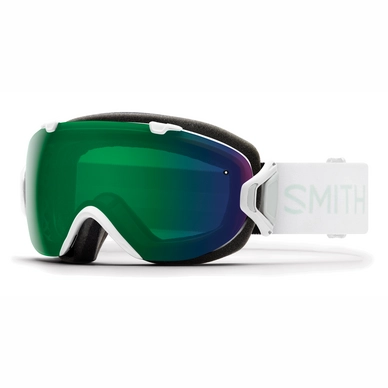 Ski Goggles Smith I/OS White Stratus / ChromaPop Everyday Green Mirror