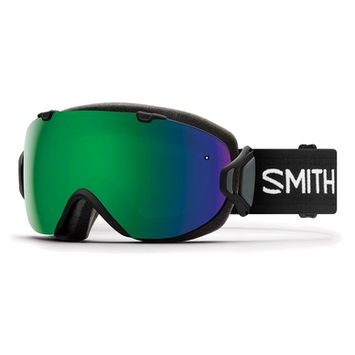 Skibril Smith I/OS Black / ChromaPop Sun Green Mirror