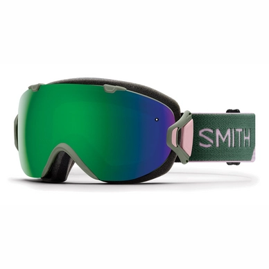 Masque de Ski Smith I/OS Patina Split / ChromaPop Sun Green Mirror
