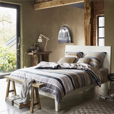 Taies d'oreiller Esprit Iva Beige Satin de Coton (50 x 75 cm)