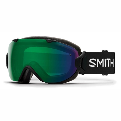 Masque de Ski Smith I/O Black / Chroma Pop Sun Green Mirror