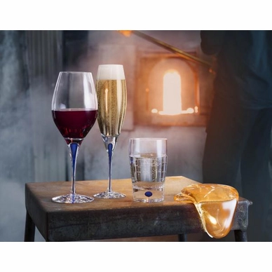 Champagne Coupe Orrefors Intermezzo Blue 300 ml