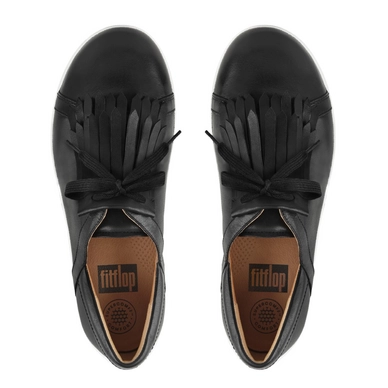 FitFlop F-Sporty™ II Lace-Up Fringe Leather Black