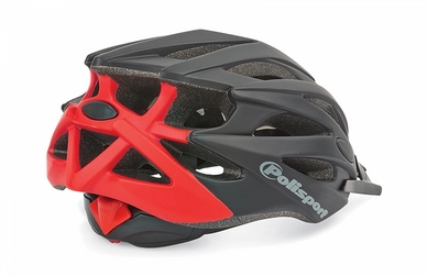 Fietshelm Polisport Twig Black Red Matte
