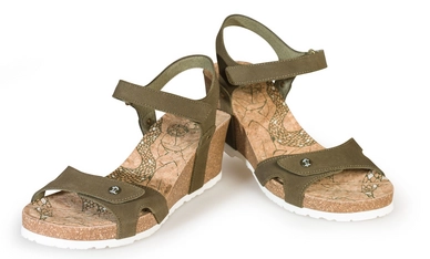 Sandaal Panama Jack Julia B39 Velour Trufa Truffle