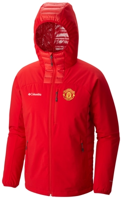 Jas Columbia Men Powder Lite Hooded Mu Cherrybomb