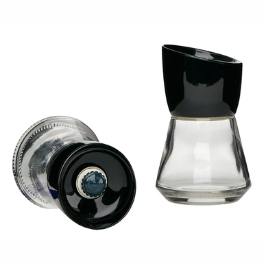 Peper- en Zoutmolen CrushGrind Jasmin Zwart 112 mm