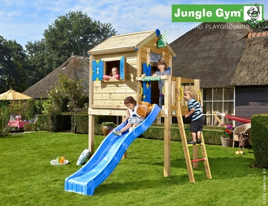 Module Jungle Gym Jungle Playhouse Platform L Blauw