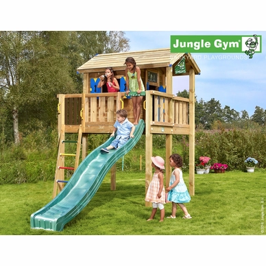 Module Jungle Gym Jungle Playhouse Platform XL Donkergroen