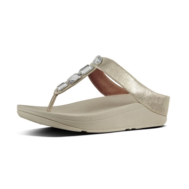 Tong FitFlop Roka Leather Zilver