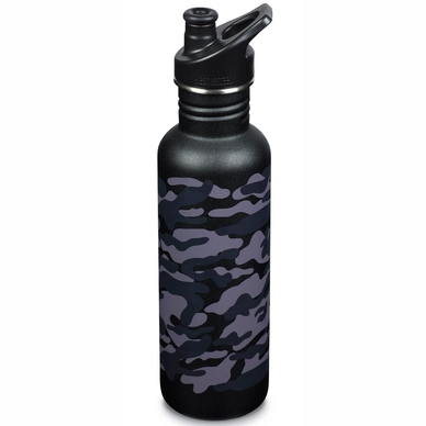 Reisfles Klean Kanteen Classic Black Camo 800 ml