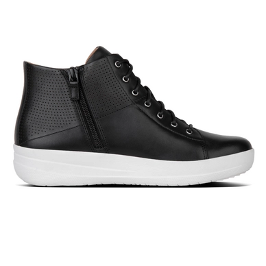 Sneaker FitFlop F-Sporty™ Sneakerboot Perforated Leather Black