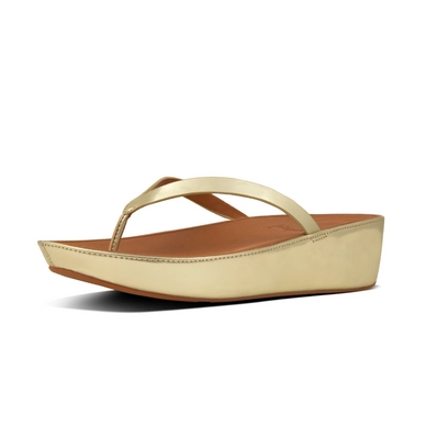 FitFlop Linny Toe Thong Mirror Gold Mirror