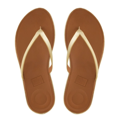 Slipper FitFlop Linny™ Toe Thong Mirror Gold Mirror