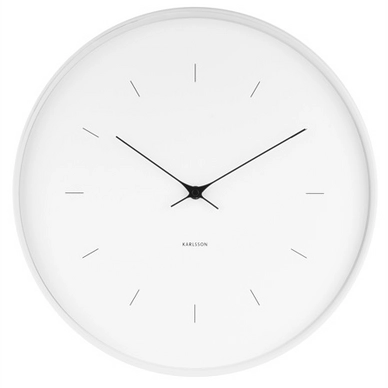 Clock Karlsson Butterfly Hands Large White