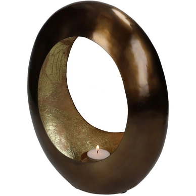 Kandelaar HD Living Gold 12 x 22 x 30 cm