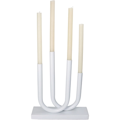 Kandelaar HD Living White 9 x 30,5 x 35,5 cm