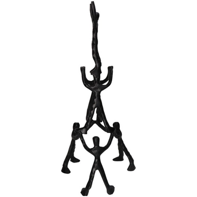 Ornament HD Living Figurine Black 24 x 25 cm