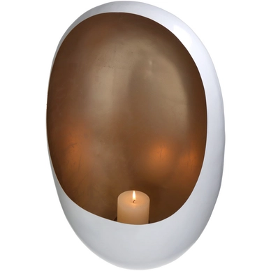 Kandelaar HD Living White 20 x 37 x 60 cm