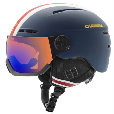 Ski Helmet Carrera Karma Blue Matte Stripe