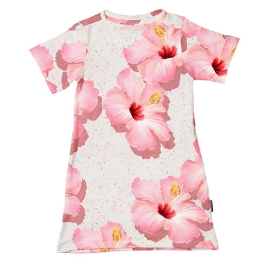 T-Shirt Dress SNURK Kids Pink Hawaii