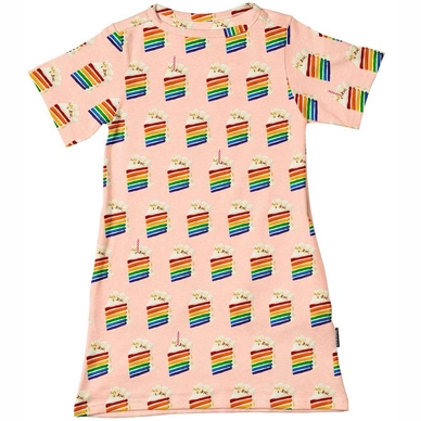 T-Shirt Dress SNURK Kids Rainbow Cake