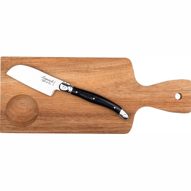 Cheese Knife and serving board Laguiole Style de Vie Premium Line Acacia wood