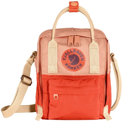 Shoulder Bag Fjällräven Kånken Art Sling Poppy Fields-Cotton Sky