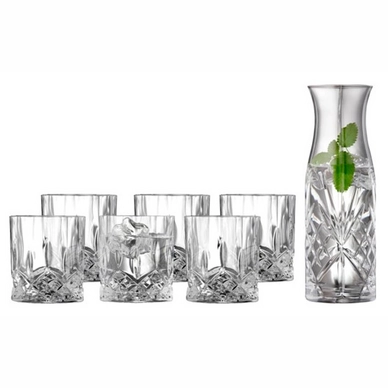 Karafset Lyngby Glas Krystal 1 L (7-delig)