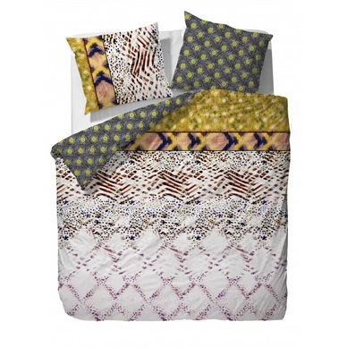 Taies d'oreiller Essenza Kenya Yellow Satin (65 x 65 cm)