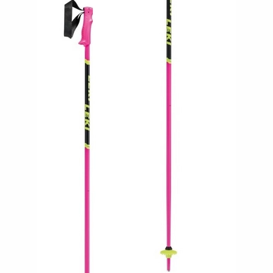 Bâton de Ski Leki Kids Racing Neon Pink Black Neon Yellow