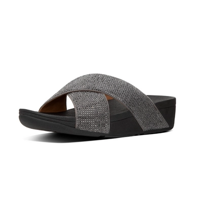 FitFlop Ritzy Slide Pewter